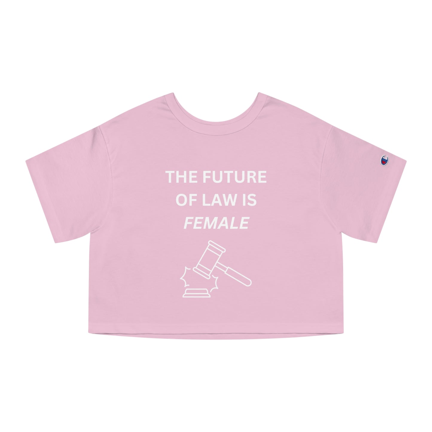Future is Female Champion Women's Cropped Tee