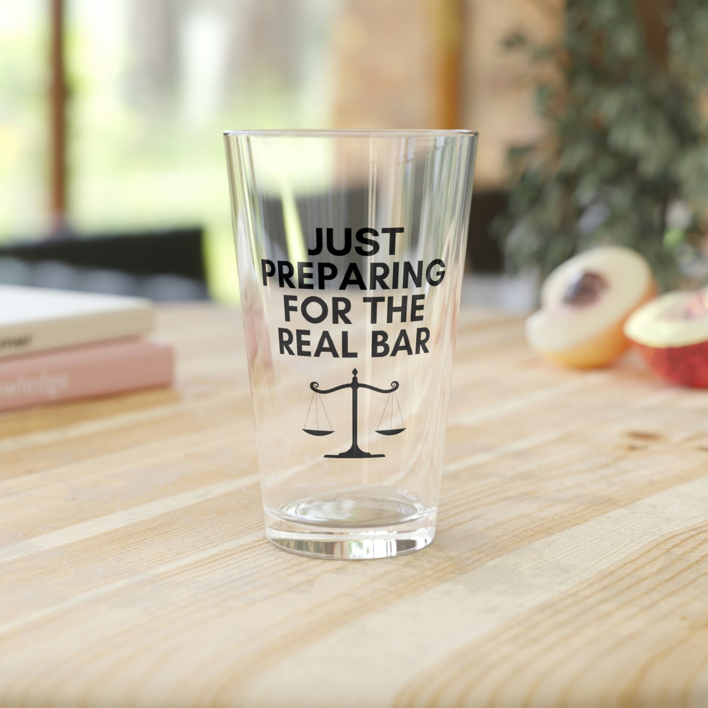 Just Preparing For The Real Bar Pint Glass
